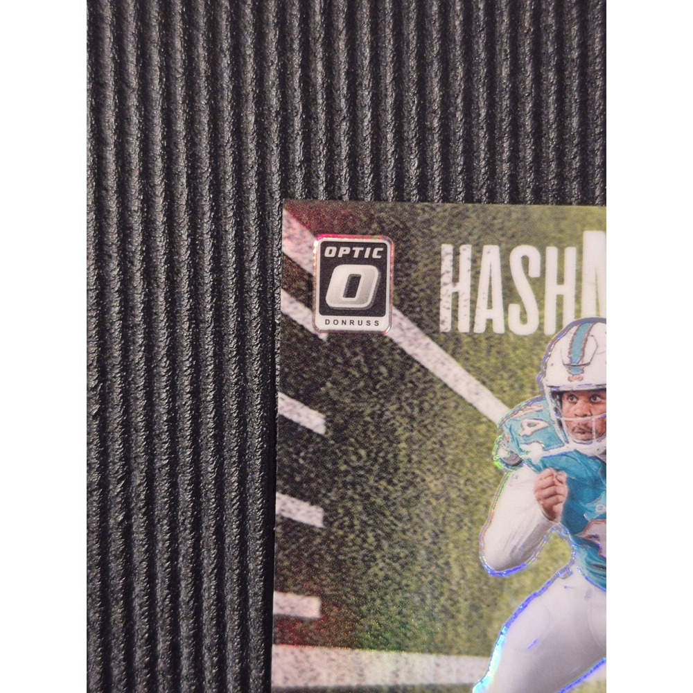 2024 Panini Donruss Optic Chop Robinson #HM-CRN HashMarks (AU)(RC) Dolphins - Picture 4 of 7